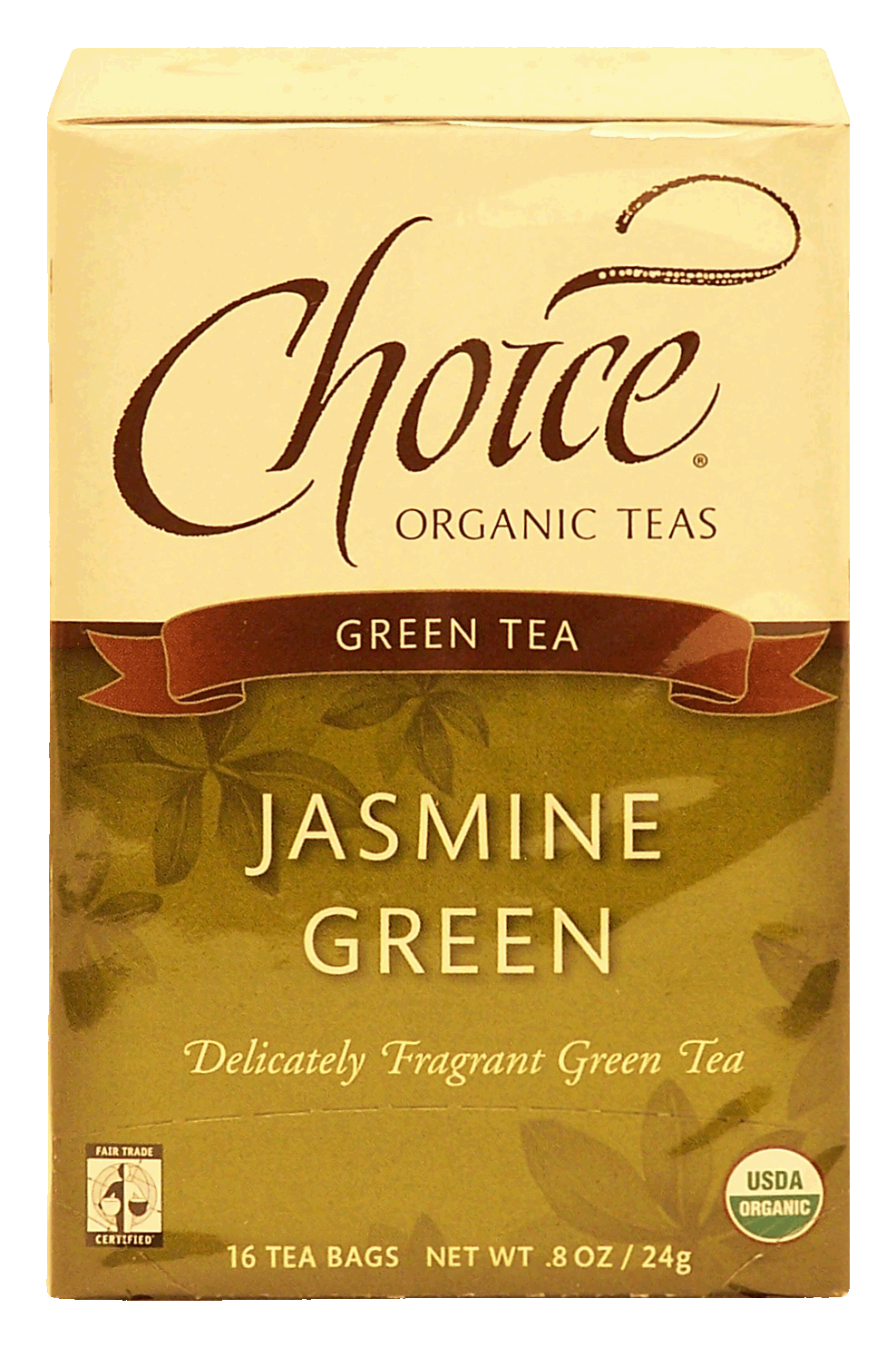 Choice  jasmine green organic tea, 16-bags Full-Size Picture